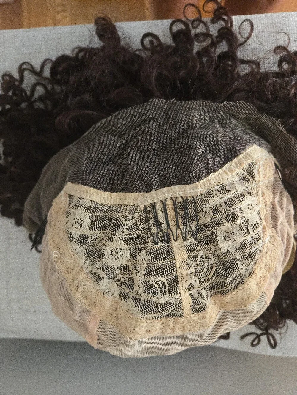 Your Present Design Studio Curly Brown Auburn Wig In Box